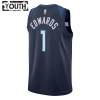 Maillot Enfant Minnesota Timberwolves Anthony Edwards 1 2022-23 Nike Icon Edition Navy Swingman